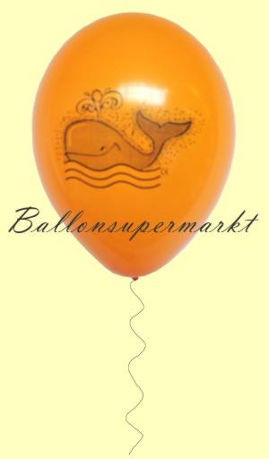 Wal Luftballon, Ballon aus Latex, Wal
